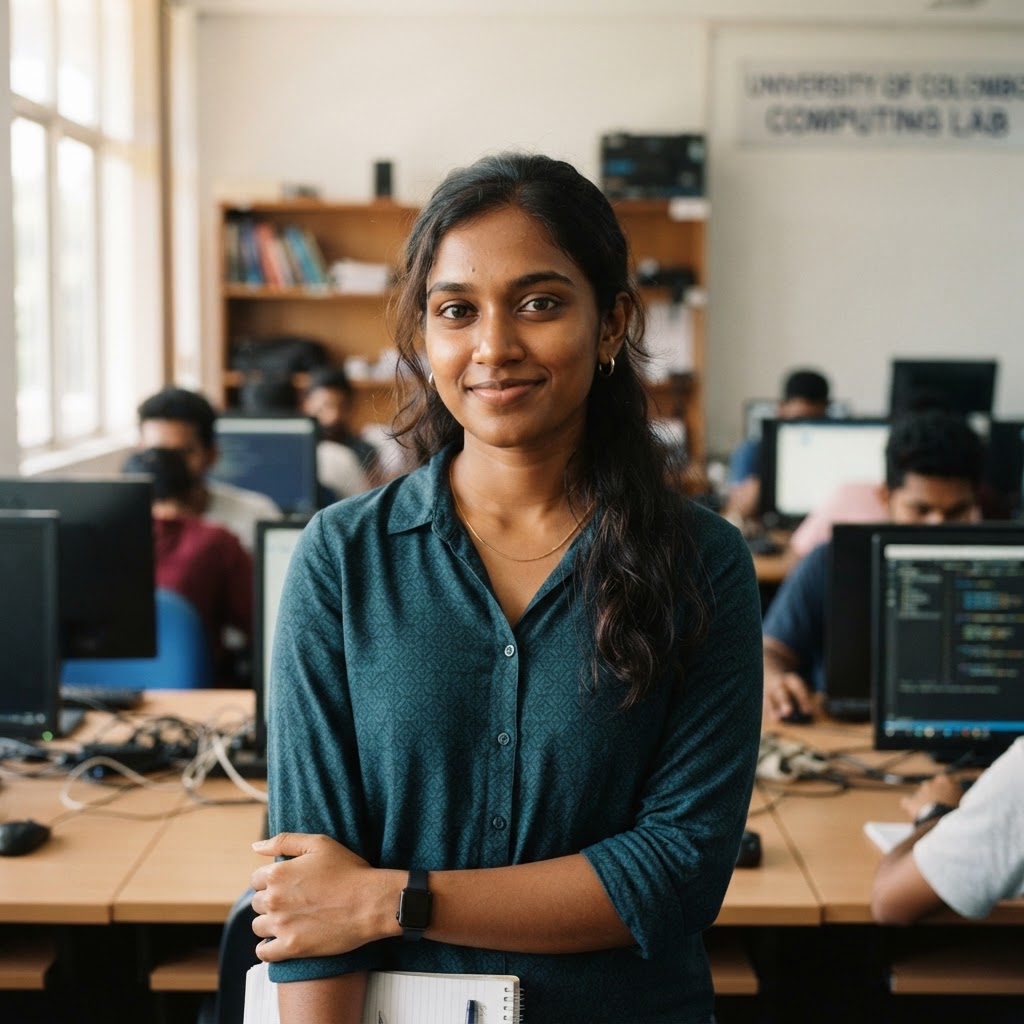Hasini Fernando, BIET student